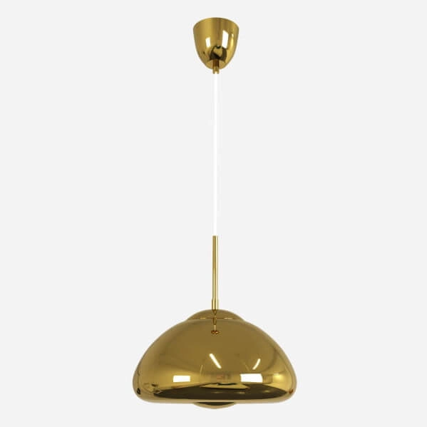 Lampa wisząca do sypialni Zonda ABR-LSW-GD Abruzzo połysk szklana złota