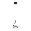 Lampa wisząca ASTRID czarna przezroczysta AZ7196 1xLED 7W 3000K kula