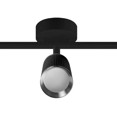 Modernistyczna lampa sufitowa Frida 4203 Ideus metalowa czarna