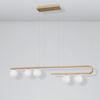 Nowoczesna lampa Perez LE41748 szklane kule balls złota