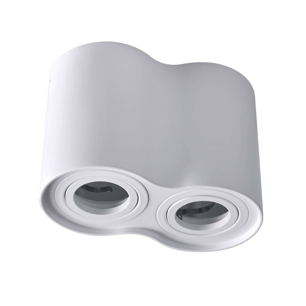 Downlight LAMPA sufitowa HADAR R2 313157 Polux regulowana OPRAWA metalowy spot tuby białe