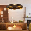 Lampa wisząca Vaughan QN-VAUGHAN-P-L-BRZ-GD LED 105W 3000K brązowa złota