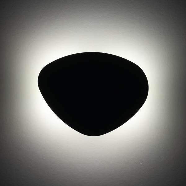 Naścienna lampa do salonu Stone Sabia 10707 owalna ciemny zielony