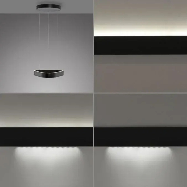 Regulowana lampa wisząca Q-STRETTO czarna 2689-18 1xLED 32W 2200-5000K na pilot