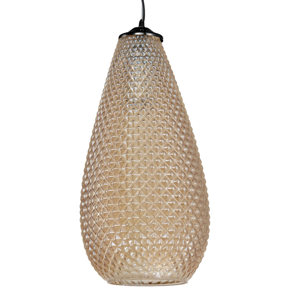 Loftowa LAMPA wisząca PETRA ML5483 Milagro szklana OPRAWA glamour zwis krople łezki czarny bursztynowy