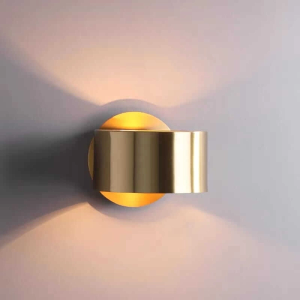 Ścienny kinkiet Rondello CGRONDELLO-E27 COPEL walec do kuchni złoty