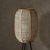 Lampa stojąca na trójnogu Tanah 93136/76 boho beż czarna