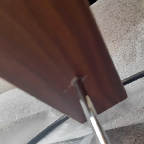 Zegar ścienny Doble Ring MSE1501100485 obręcz drewno mosiądz outlet