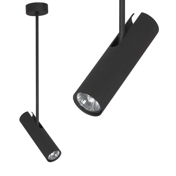 LAMPA sufitowa EYE SUPER A 6502 Nowodvorski metalowa OPRAWA spot tuba czarna
