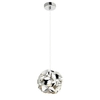 Dekoracyjna lampa wisząca Carera OR80179 okrągła chrom