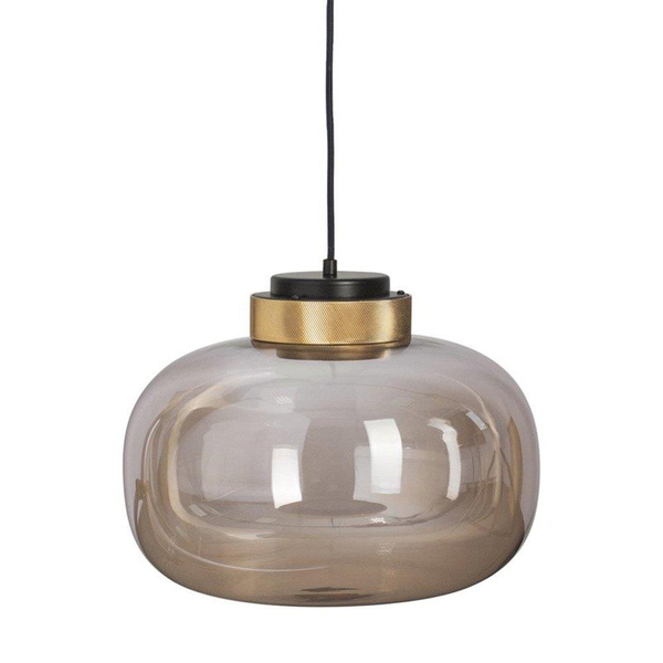 Lampa zwisowa Boom 9969P/B Step LED 24W 3000K nad stół mosiądz bursztynowa