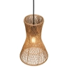 Wisząca lampa boho BIJOU R31831026 do jadalni brązowy czarny