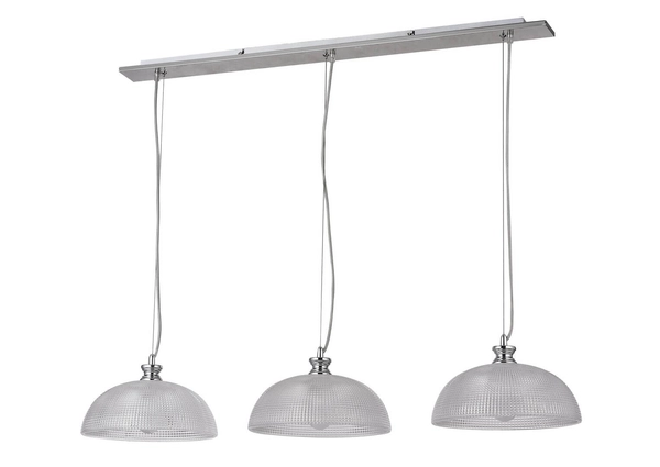 LAMPA wisząca PETRINA 5460 Rabalux szklana OPRAWA kopuły zwis chrom satyna