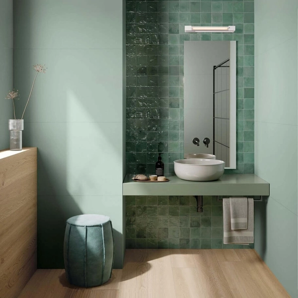 Lampa ścienna podłużna JUSTO LE44301 LED 12W 3000K IP44 łazienkowa biała