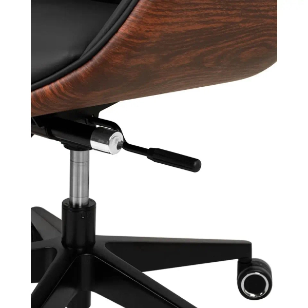 Ergonomiczny fotel biurowy Admiral KH1501100303 ekoskóra czarny