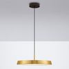 Wisząca lampa CORUNA LE44430 LED 37W 3000K dysk złota czarna