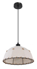 Wisząca lampa abażurowa Rex 15442H prowansalska beżowa