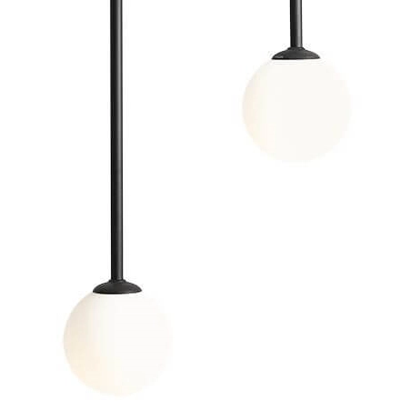 Salonowa lampa przysufitowa Nave 1088PL_H1 czarna biała