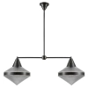 Modernistyczna lampa wisząca Willard QN-WILLARD-LP2-UBZ-PG szary