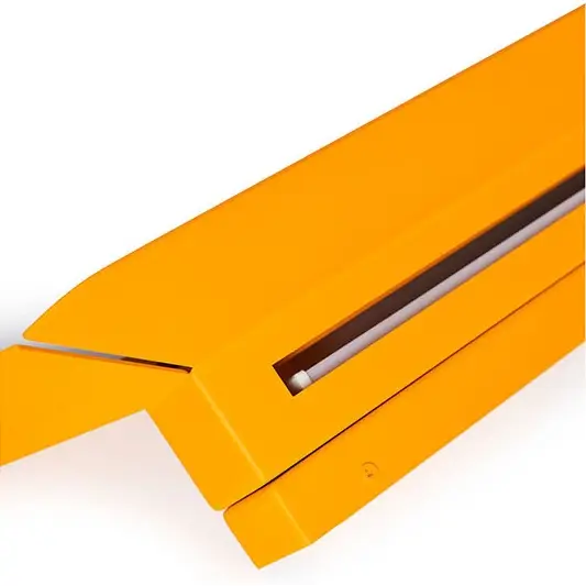 Prostokątny ścienny kinkiet Yottsu YWA650002 LED 10W 3000K listwa żółty