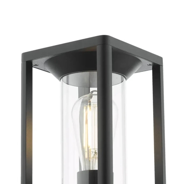 Elewacyjna lampa naścienna Mackenzie MAC1622 latarenka IP65 czarny