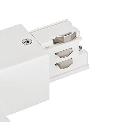 Kątowy L-ŁĄCZNIK uziemienie wewnętrzne HT4-J02-I/WU Italux do 3-fazowej szyny natynkowej 230V biały