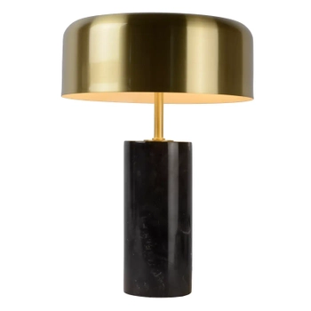 Marmurowa lampka stołowa MIRASOL 34540/03/30 Lucide czarny złoty