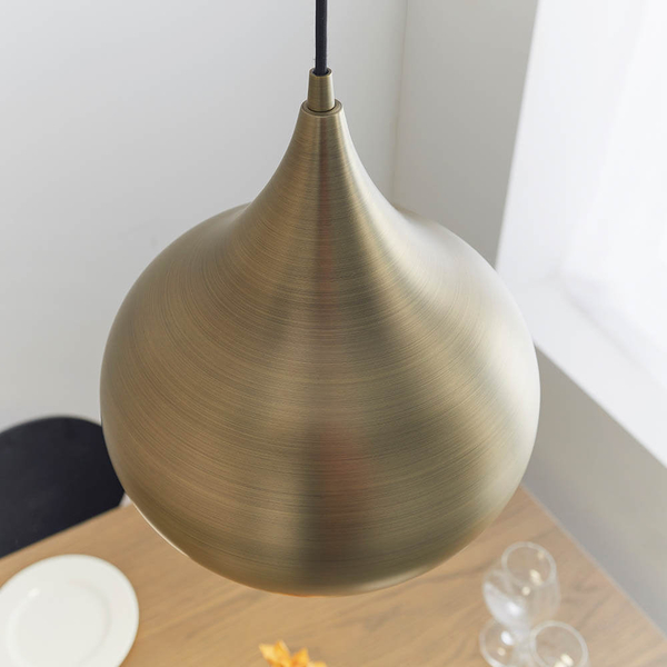 Lampa wisząca Brosnan 61299 LED 19W 4000K kropla mosiądz