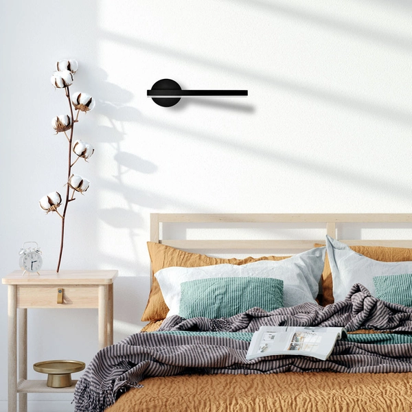 LAMPA ścienna SYDNEY ML6348 Milagro metalowa OPRAWA kinkiet LED 6W 4000K loftowy czarny