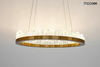 Lampa wisząca Nenufar MSE010100125 glamour kryształowa złota