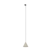 Wisząca lampa 1-fazowa TRACER CONO 10618 stożkowa czarny beżowy
