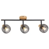 Sufitowa lampa loft Grendel 3129 reflektorki nad obraz ruchome czarne