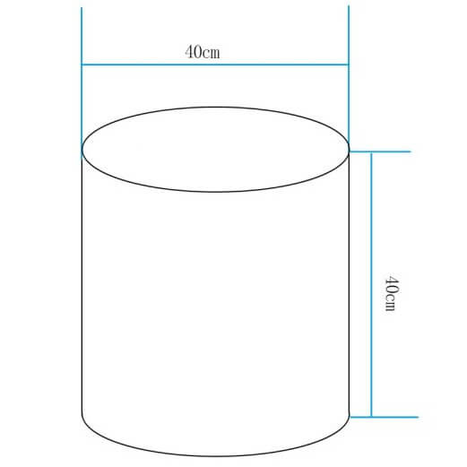 Stojąca lampa ogrodowa stolik Tube ES-SF051 LED 5W RGBW IP65 tuba biała