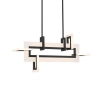 Prostokątna lampa wisząca Inizio QN-INIZIO-LP-S-BK LED 46W 3000K czarny