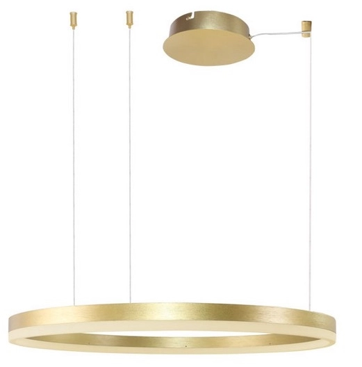 Lampa wisząca regulowana Halo AZ4961 Azzardo LED 56W 3000K ring złoty