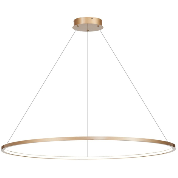 Lampa wisząca pierścieniowa Saturno ML8865 Milagro LED 65W 4000K ring IP44 złoty