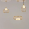 Druciana lampa wisząca Levitation MOD376PL-L30G3K LED 20W 3000K mosiądz