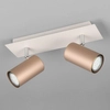 Sufitowa lampa regulowana Marley 802400265 Trio tuby metalowe brązowe białe