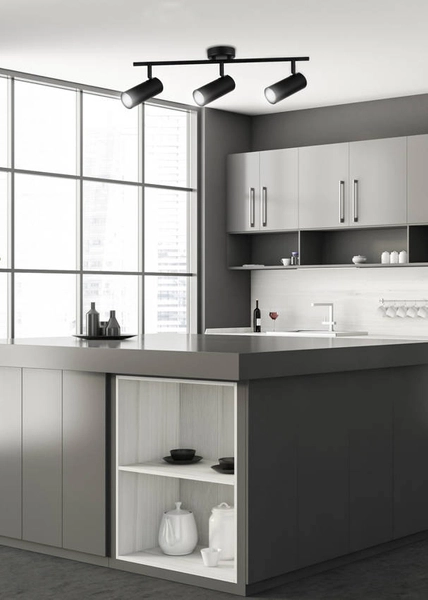 Potrójna lampa suitowa na listwie Colly 93-01634 Candellux tuby czare