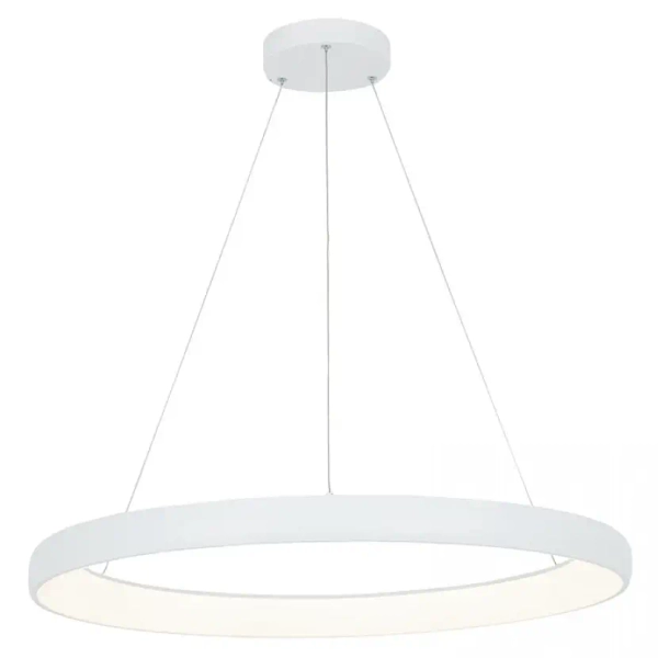 Pierścieniowa lampa wisząca 2061 LED 60W 3000K do salonu biały