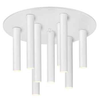 Biała lampa sufitowa Loya LED 45W 3000K metalowa do przedpokoju