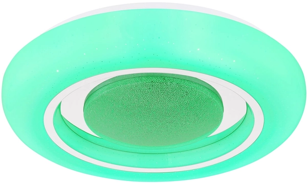 Lampa sufitowa Burro 41369-18 efekt tęczy LED RGB 21W biała