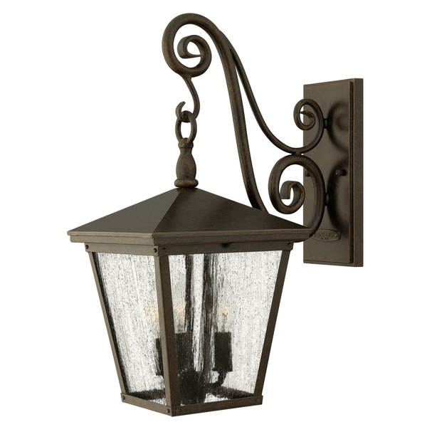 Lampa wisząca ścienna HK-TRELLIS2-M Hinkley metalowa brązowa
