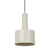 Zwisająca lampa do sypialni Vitrum 41106 walec okrągła beżowy