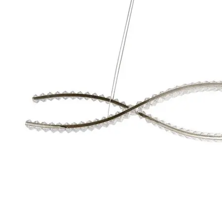 Ściemnialna lampa wisząca SPARK AZ6562 LED 80W 3000-4000K z pilotem chrom