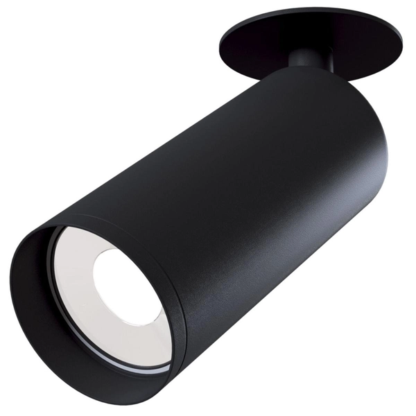 Regulowany reflektor sufitowy Focus C018CL-01B Maytoni tuba czarna