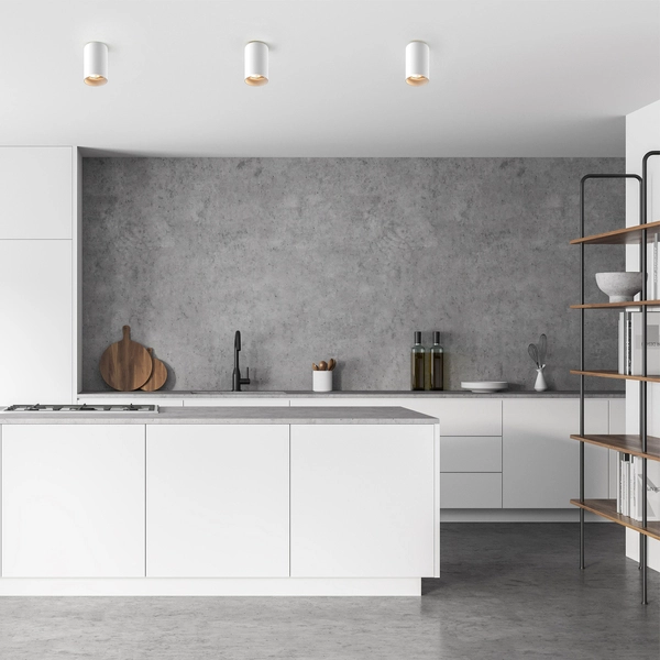 Downlight LAMPA sufitowa TUBA 92679-N Zumaline metalowa OPRAWA tuba biała