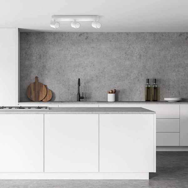 Sufitowa LAMPA reflektorowa SNOW LP-731/3W WH Light Prestige regulowana OPRAWA metalowy plafon tuby natynkowe białe