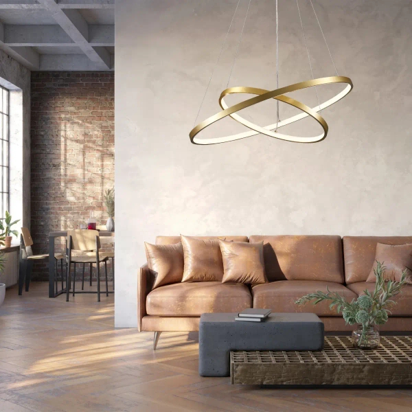 Lampa wisząca pierścieniowa LEA 329189 LED 35W 4000K złota