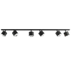 Regulowana lampa sufitowa BOT 1047PL_K metalowe tuby reflektorowe czarne